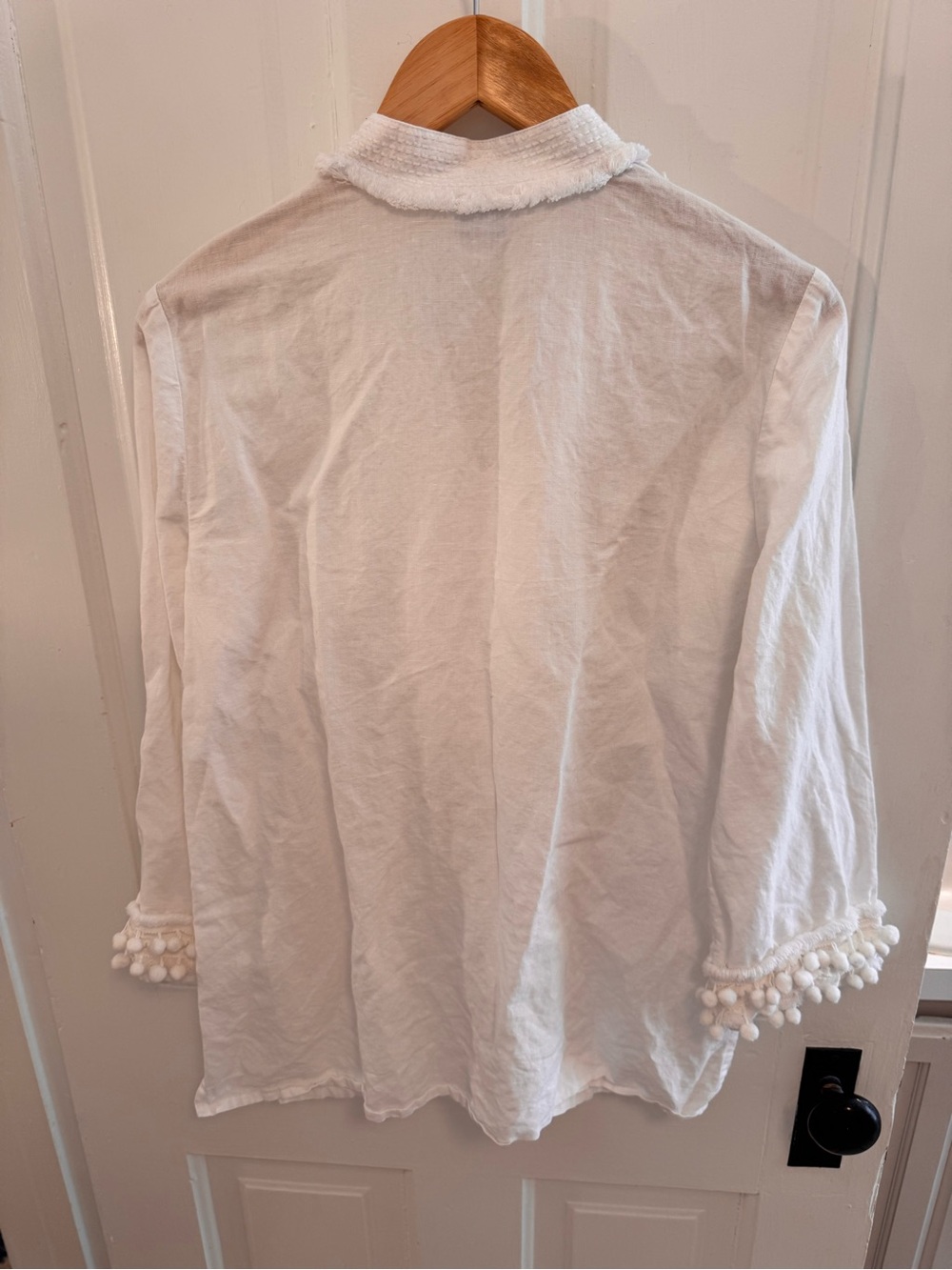 Chico’s // Pompom Linen Tunic - Picture 5 of 6